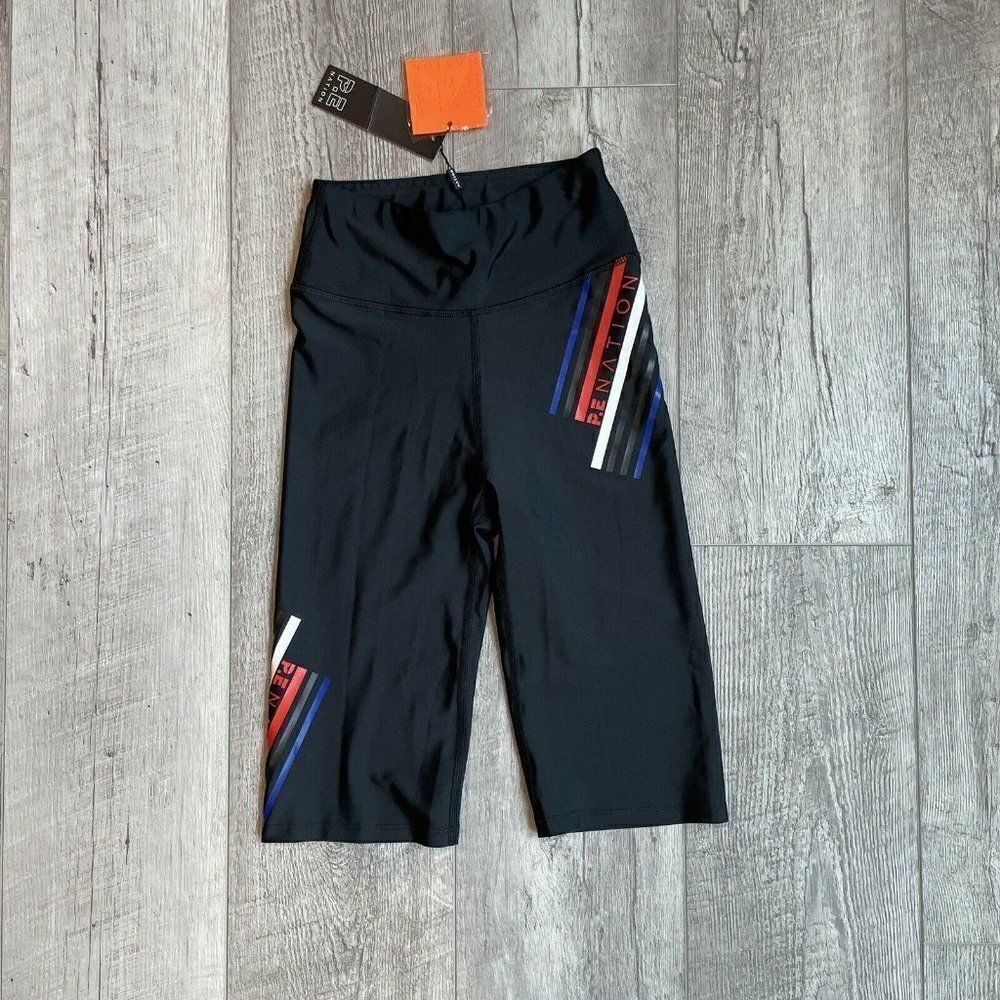 P.E NATION Charging Serve Bike Shorts BLACK XS‎